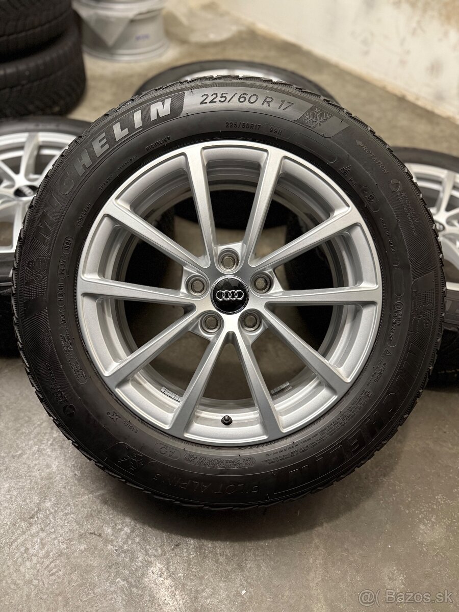 Zimná sada Audi A6 C8 - 5x112 R17 , 225/60/17 Michelin