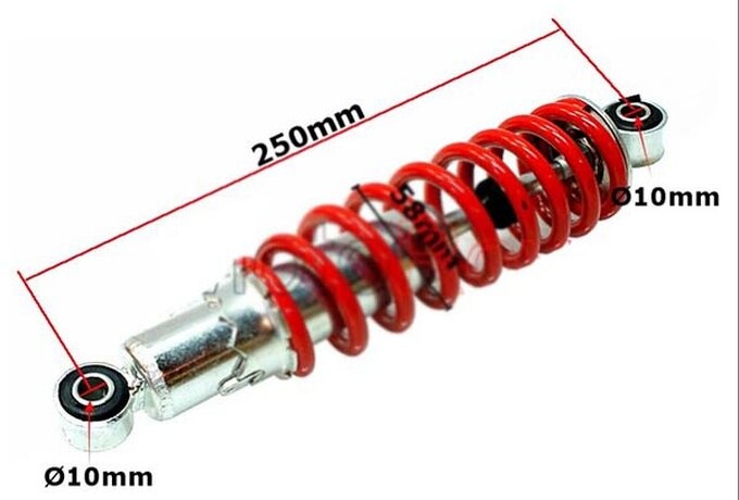 Tlmič 250mm ATV110/125 zadný