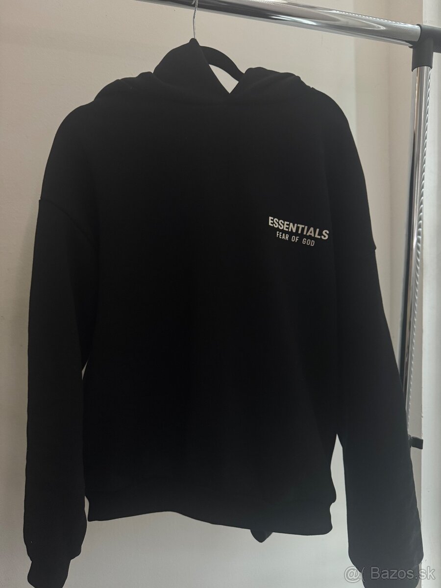 Fear Of God Essentials Fleece Hoodie Black