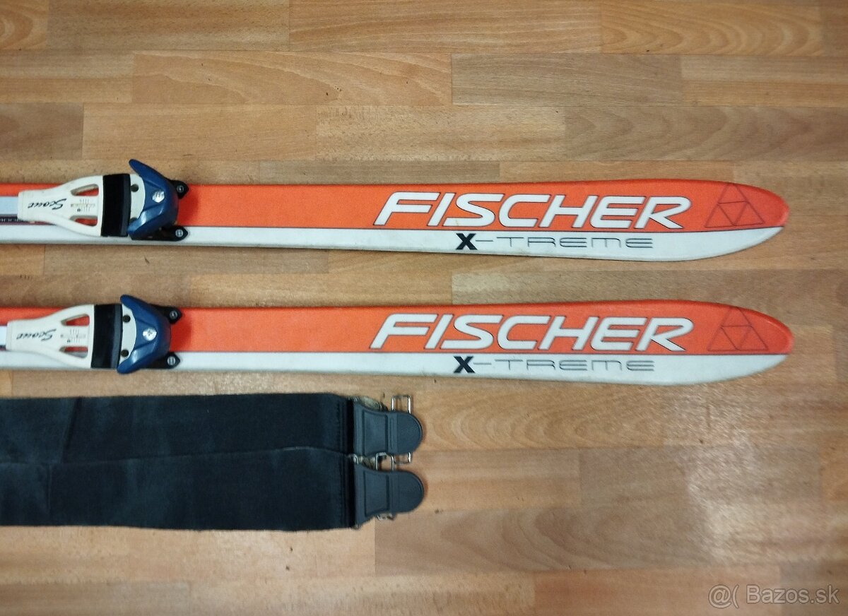 Predám jazdené skialp.lyže FISCHER 160cm,DIAMIR,pásy.