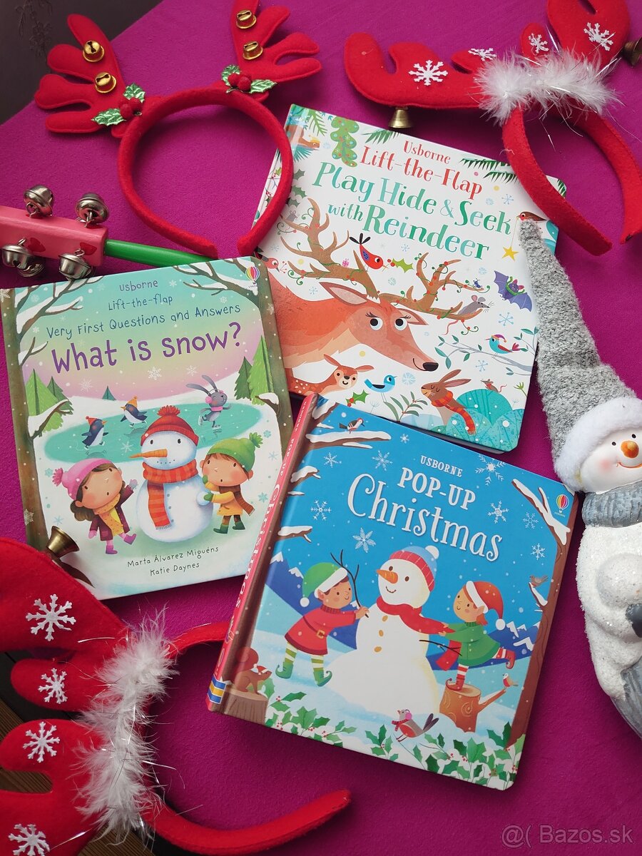 Usborne nové vianočné/zimné knihy