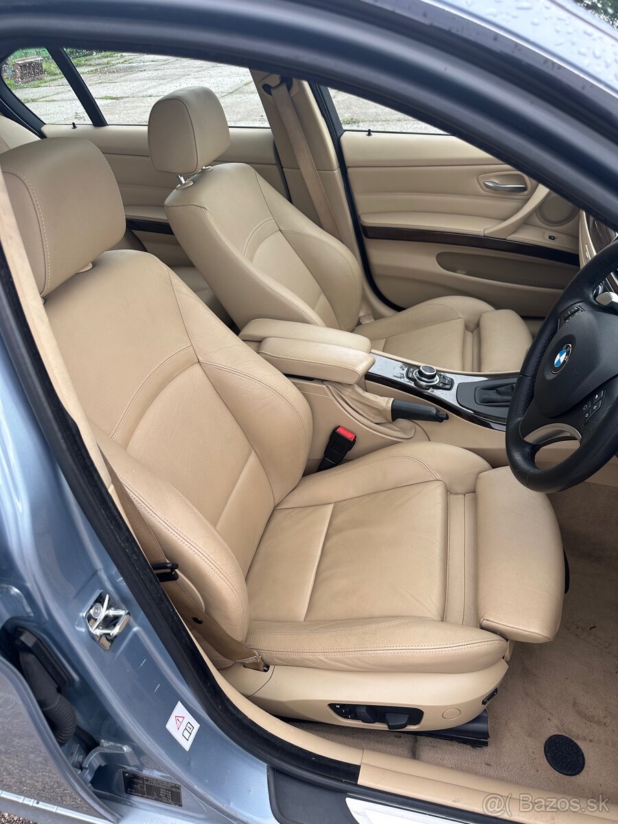 Hnedý športový kožený s výhrevom BMW E90