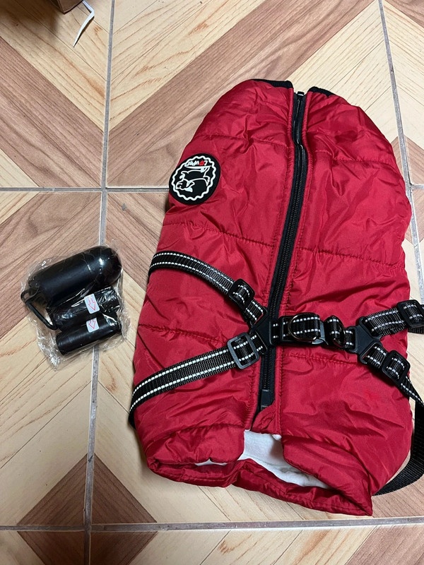 Nová bunda s postrojom pre psa LOVPET – nepoužitá