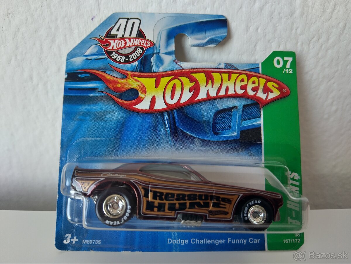 Hot wheels Dodge challenger funny car STH