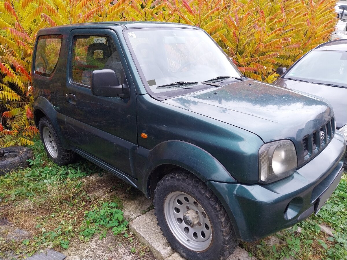 Suzuki Jimny 1,3 benzín - rozpredám na NÁHRADNÉ DIELY