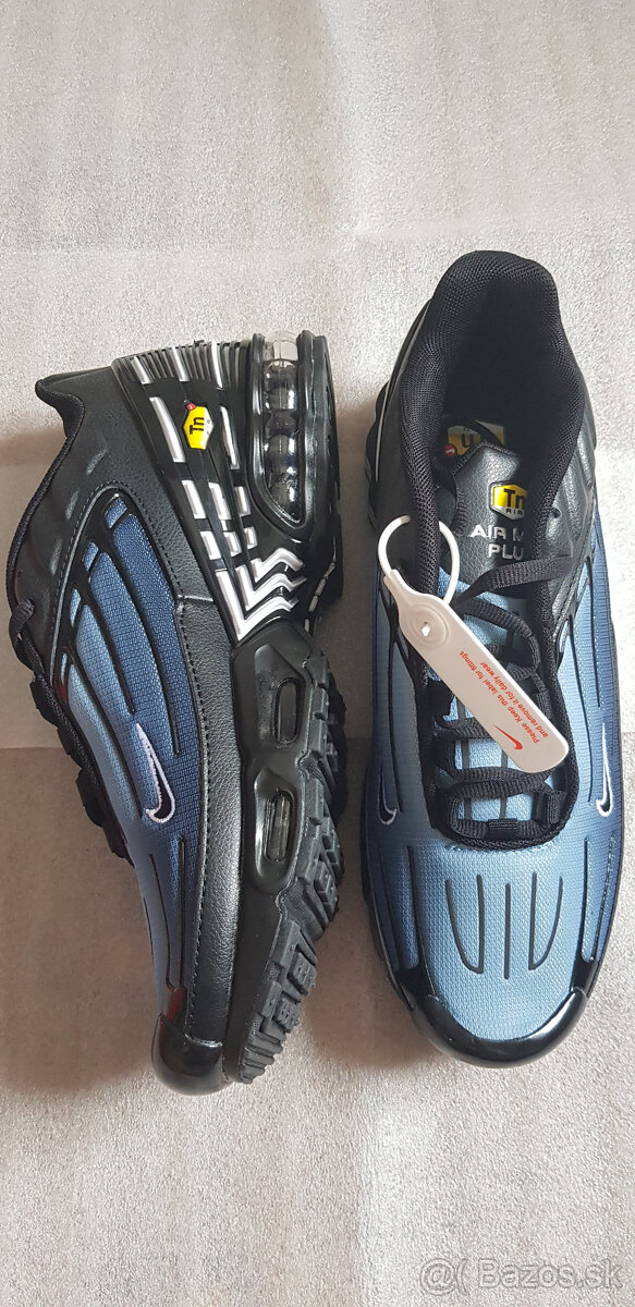 NIKE TN TUNED AIR NEON BLUE BLACK.