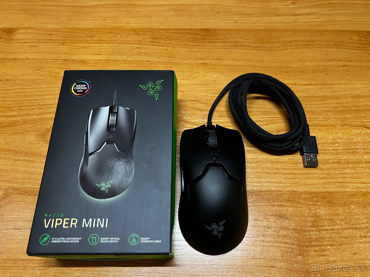 Predám hernú myš Razer Viper Mini