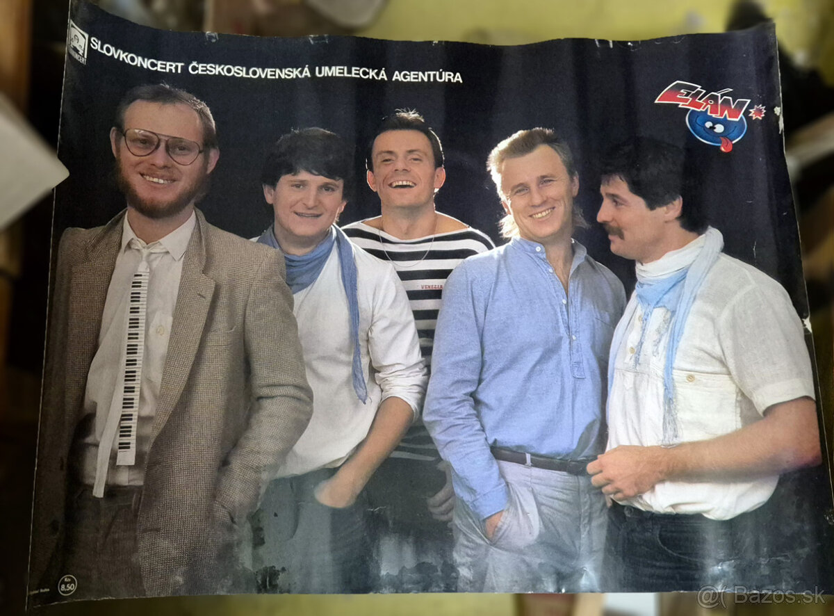 Retro plagát skupiny ELÁN