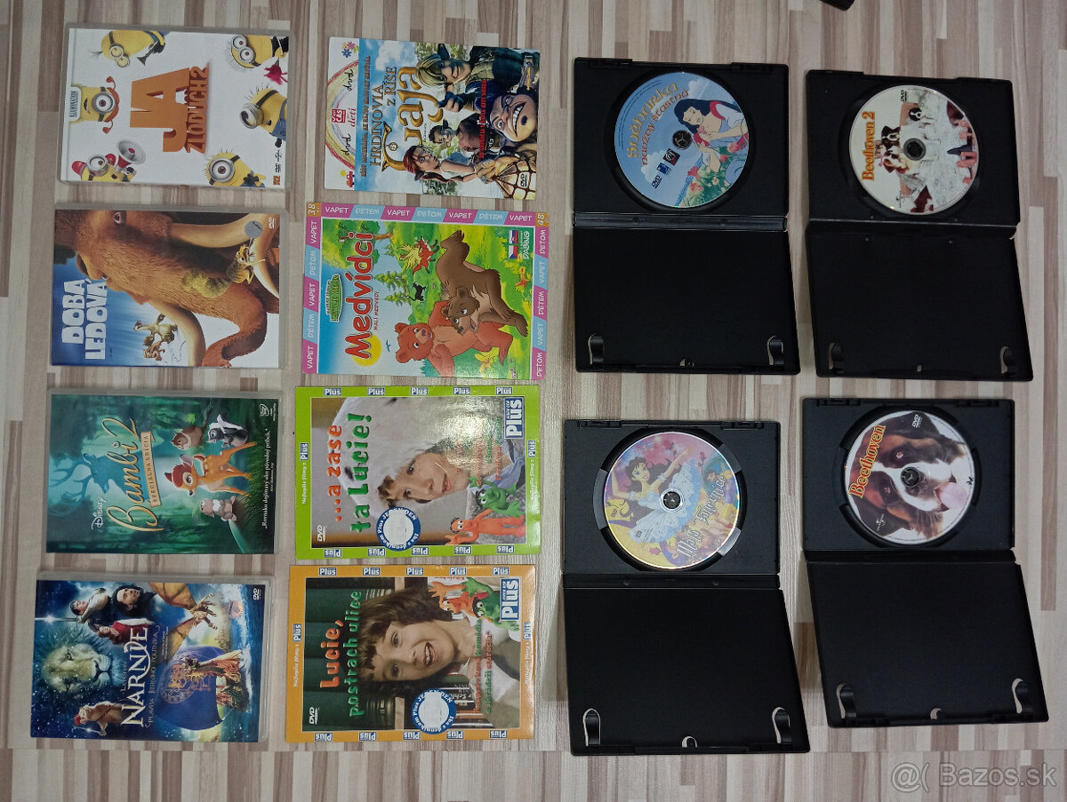 Animované a hrané filmy DVD