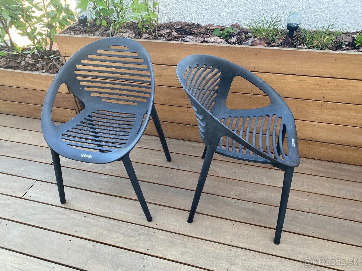 Záhradné stoličky Le Bonom - 6 ks