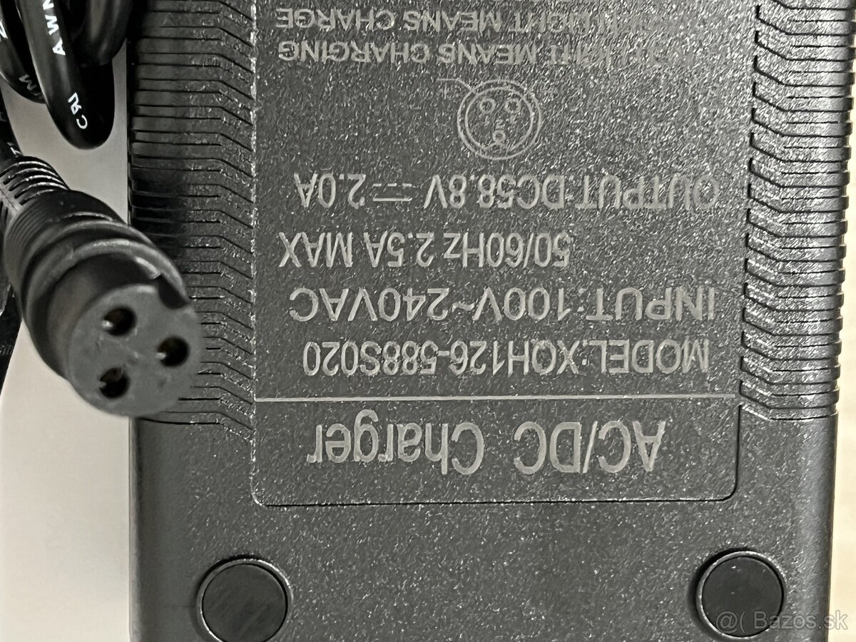 nabíjačka na kolobezku (54,6V…67,2V…58.8V.)