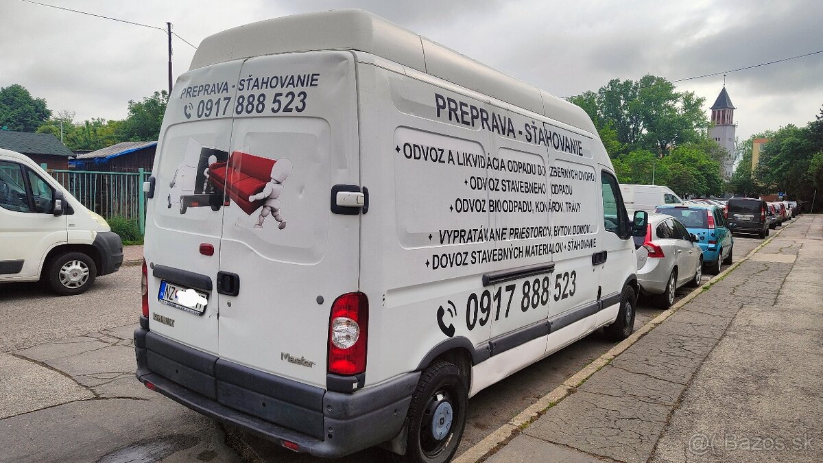 Master 2.5DCI 84kw rv:2003 dodávka