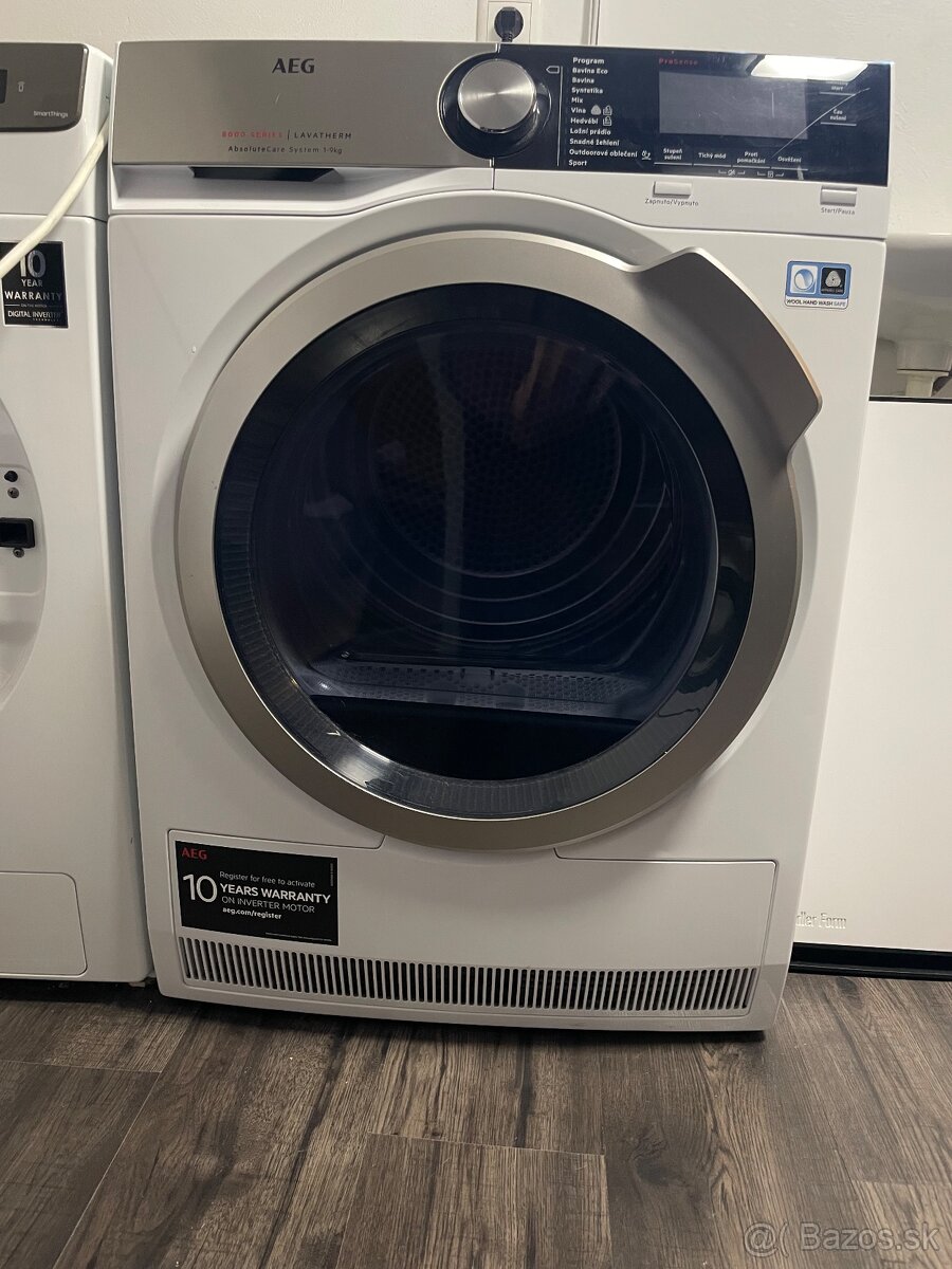 Sušička AEG 8000 SERIES LAVATHERM AbsoluteCare System 1-9 kg