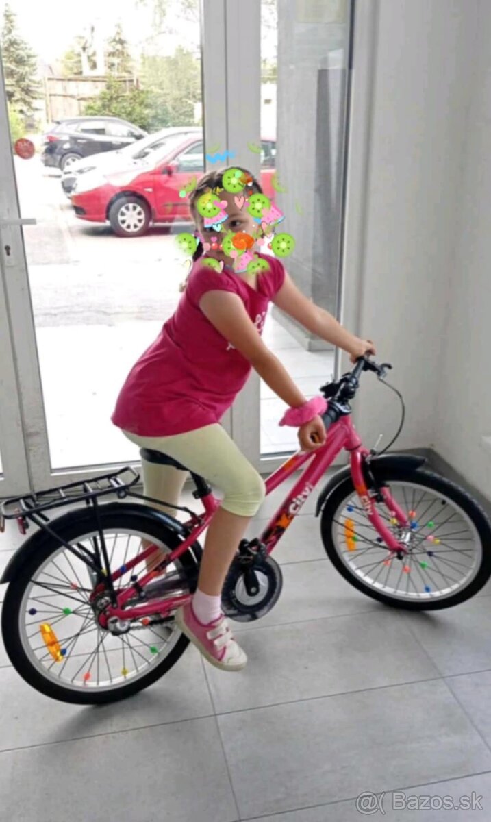 Dievčenský bicykel