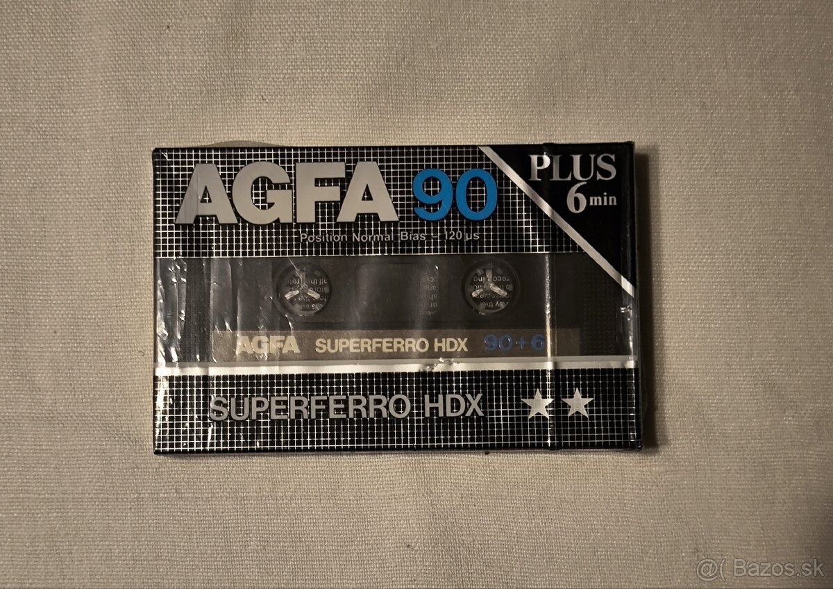 MC kazeta Chrome Agfa 90
