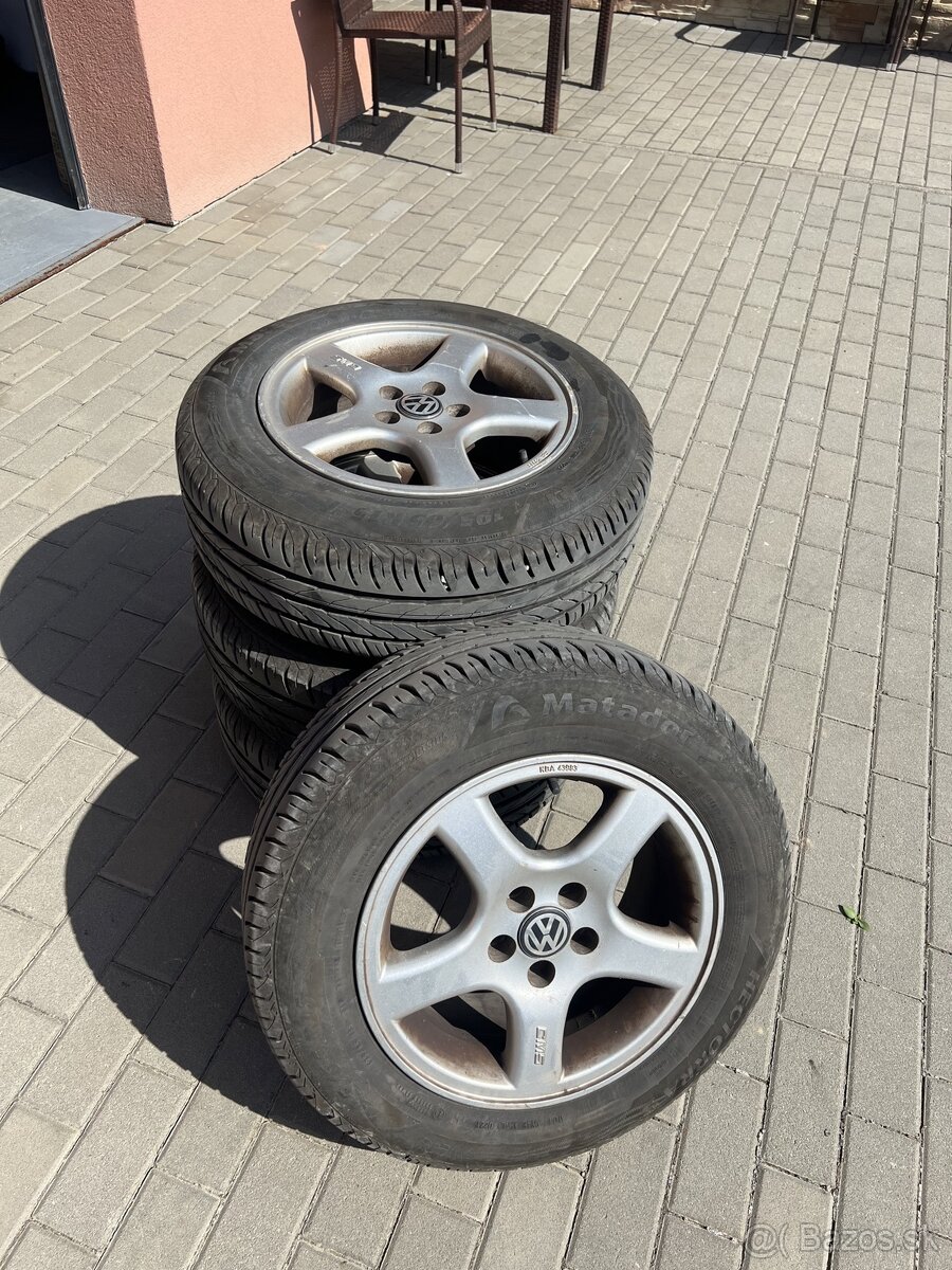 Elektróny Volkswagen golf 4 - 5x100 R15 195/65