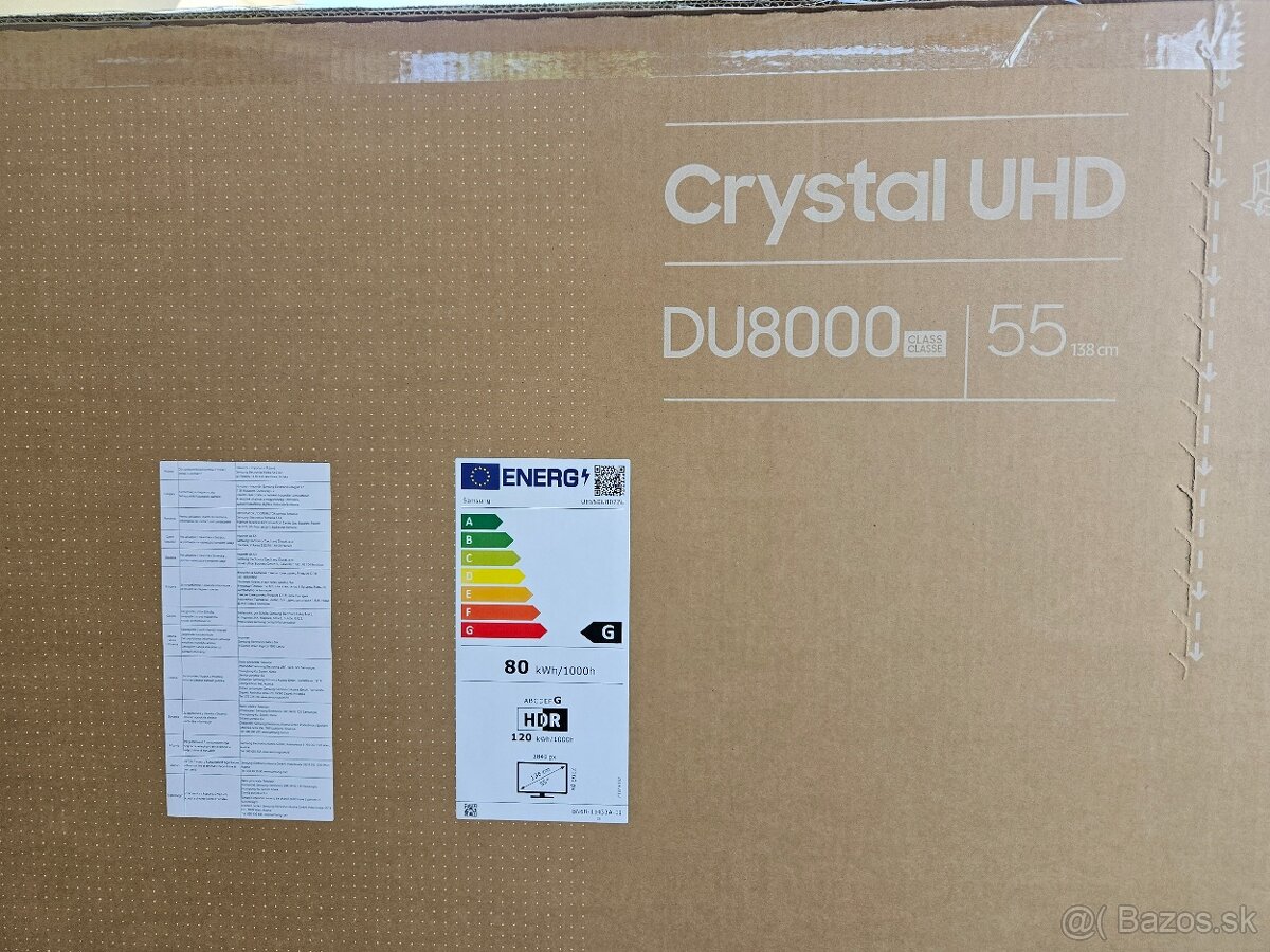 Samsung 4k crystal 138cm