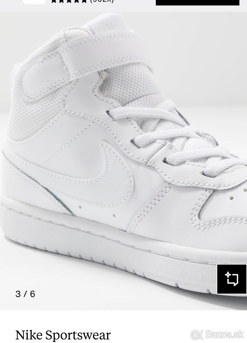 Nike tenisky biele kotnikove nove 30