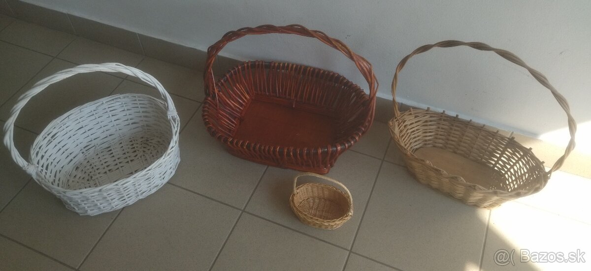 Predám pletené darčekové košíky