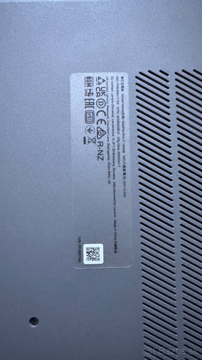 Lenovo IdeaPad Slim 3 15IAN8