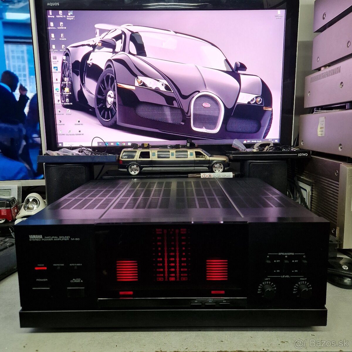 YAMAHA M-60...koncový zosilovač , Auto Class A...