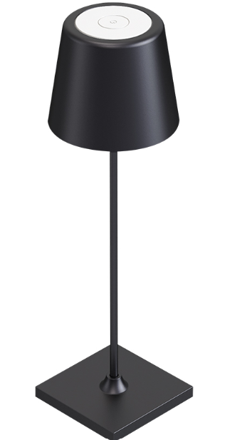 Stolná LED lampa BRY-TOWER – nabíjateľná, stmievateľná