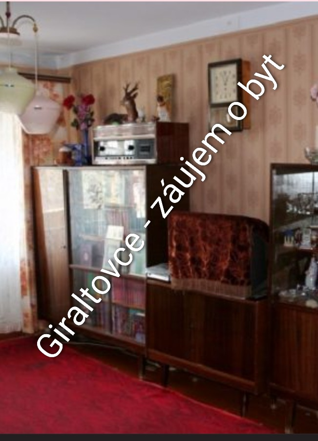 Dopytujem menší byt Giraltovce