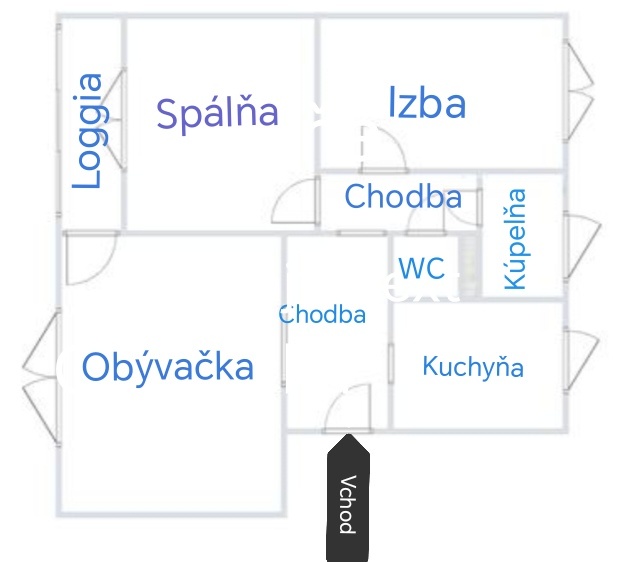 Predám 3 izbovy byt.