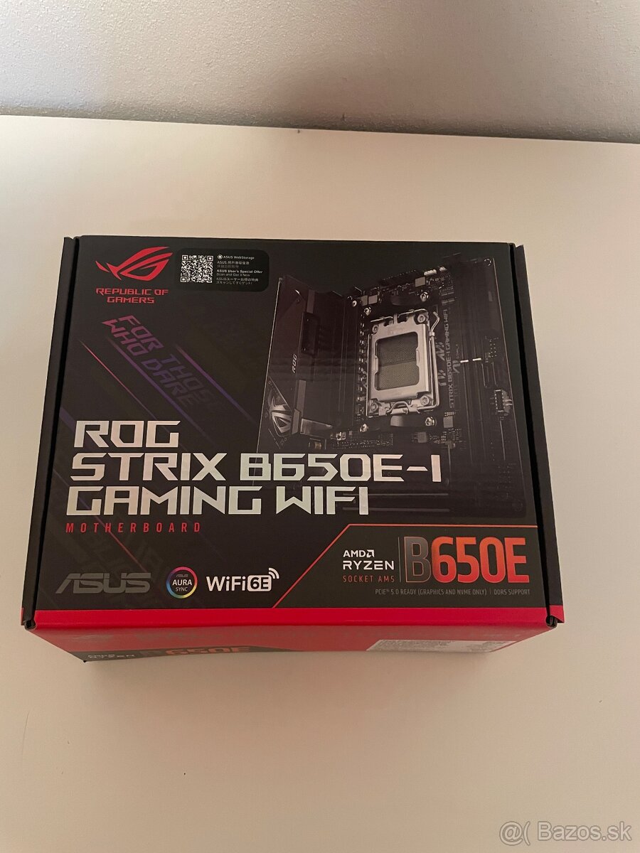 Predám ASUS ROG STRIX B650E-I GAMING WIFI