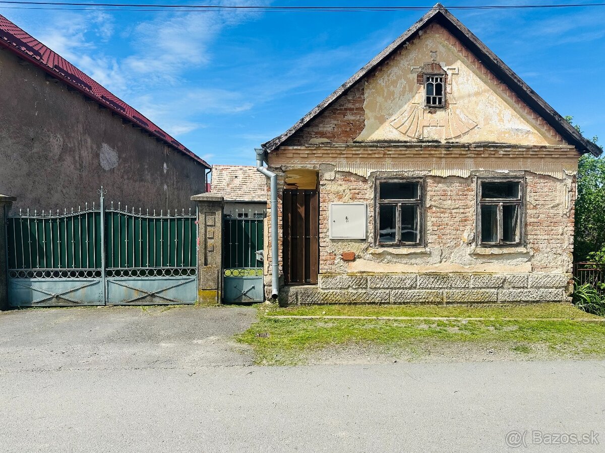 Predám dom v obci Trebeľovce – časť Muľka