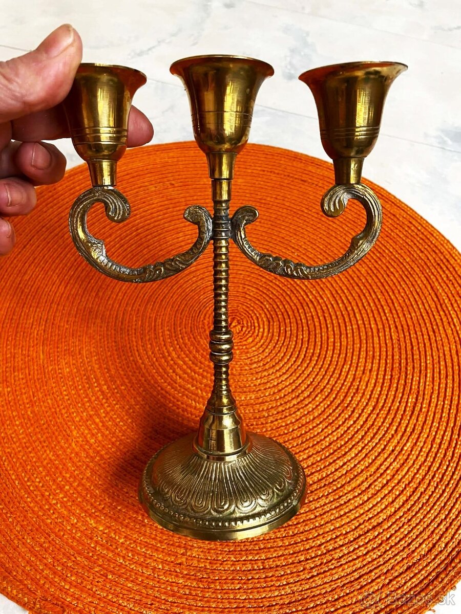 Starožitný svietnik Kandeláber
