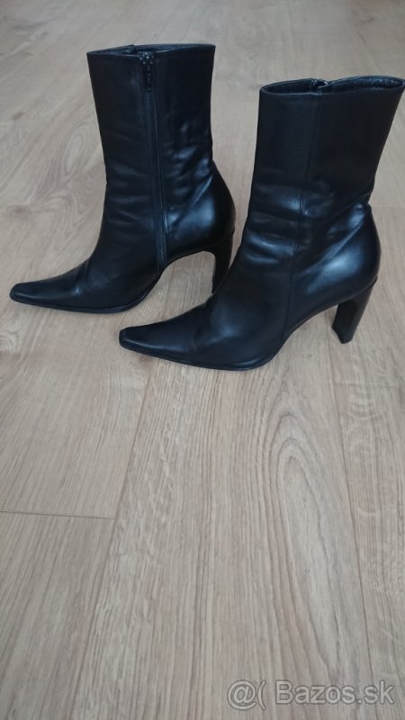 Predam 3krat obuté kožené čižmy