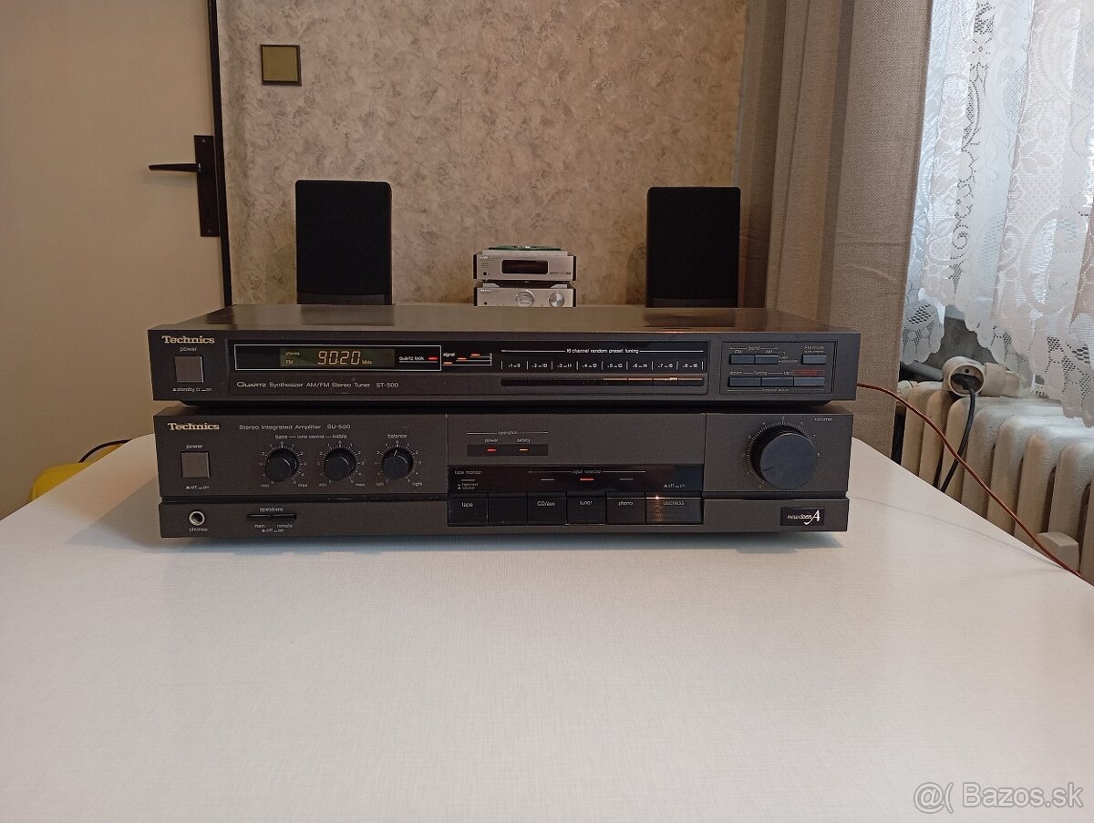 zosilňovač Technics SU-500, tuner ST-500