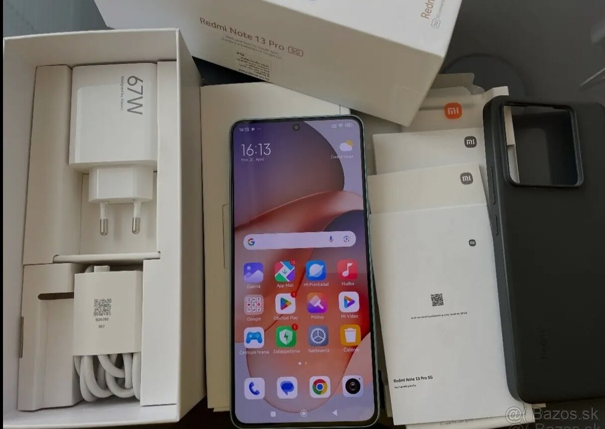 Predam čierny Xiaomi Redmi Note 13 Pro 5G