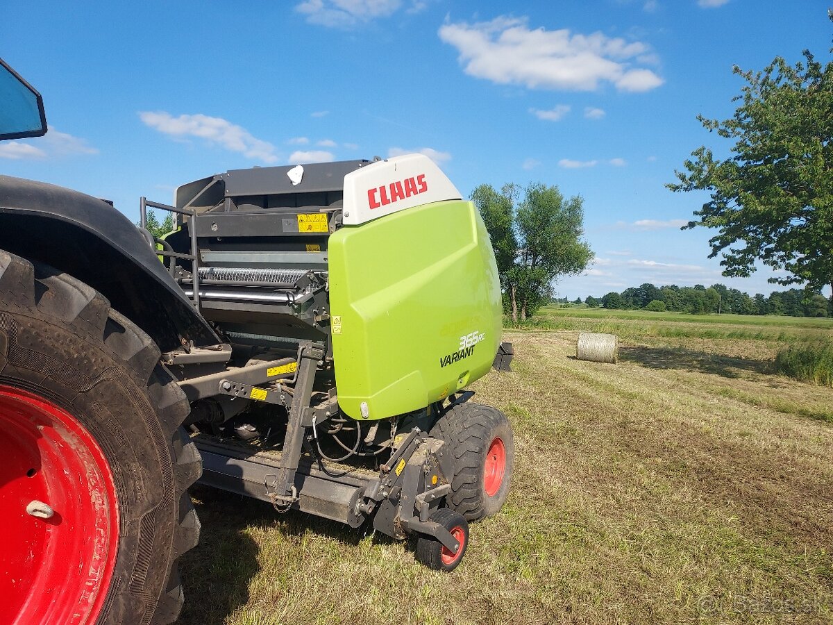Claas guľaté balíky Variant 365 RC lis na okrúh