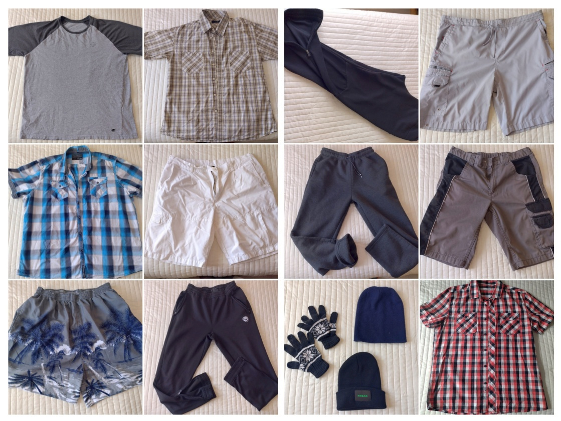 balik panskeho oblecenie tricka kosele nohavice XL