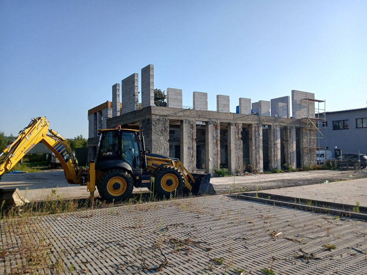 KOMATSU WB97S-8E0 Rýpadlo - nakladač 4x4