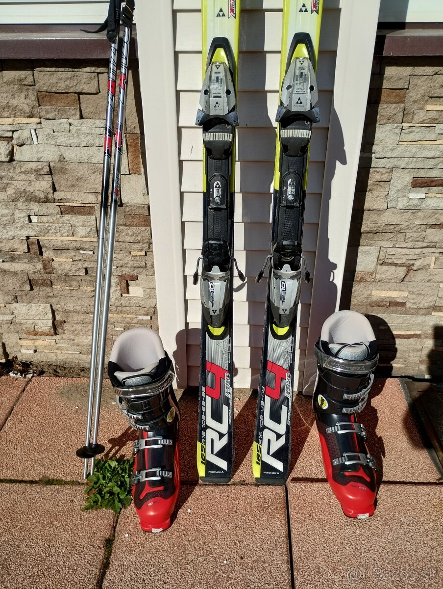 Lyže Fischer set