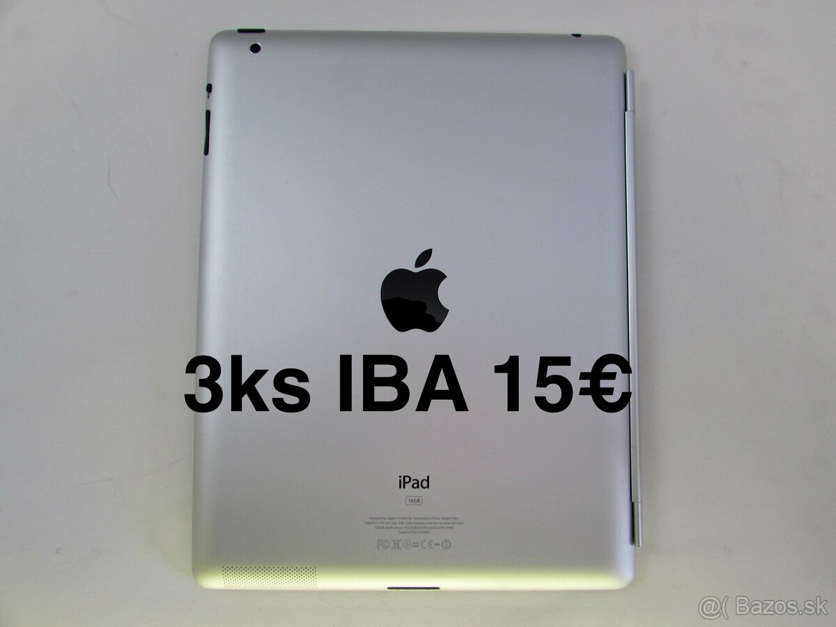3ks IPad 2, a1396/a1395