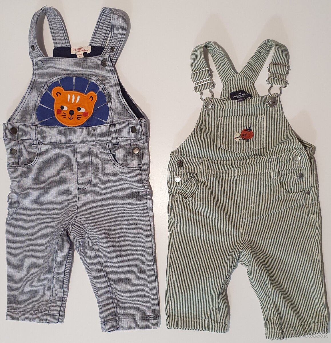 2x Nohavice na traky č.68 a 74 nové