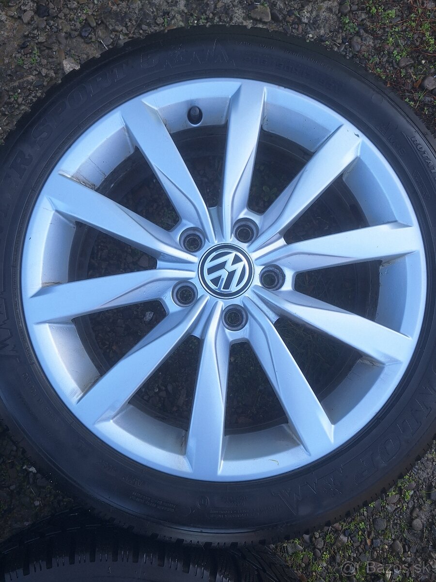 elektróny VW Dijon r17 plus pneu 205/50 r17 93V