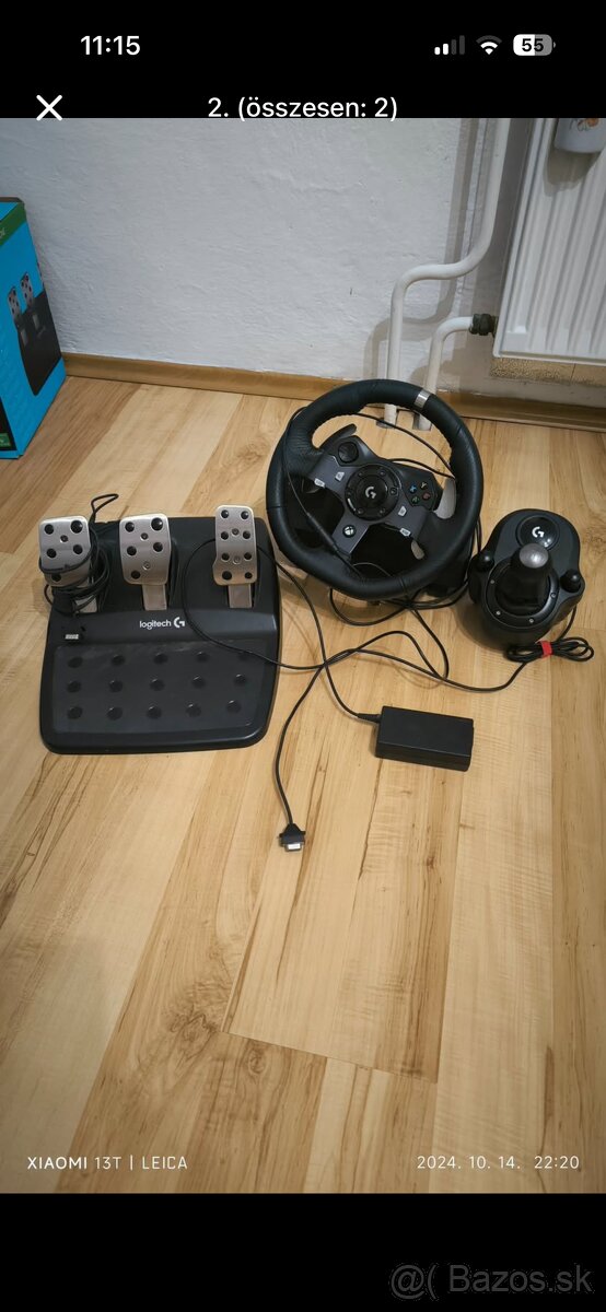 Volant logitech g920 a radiacia paka