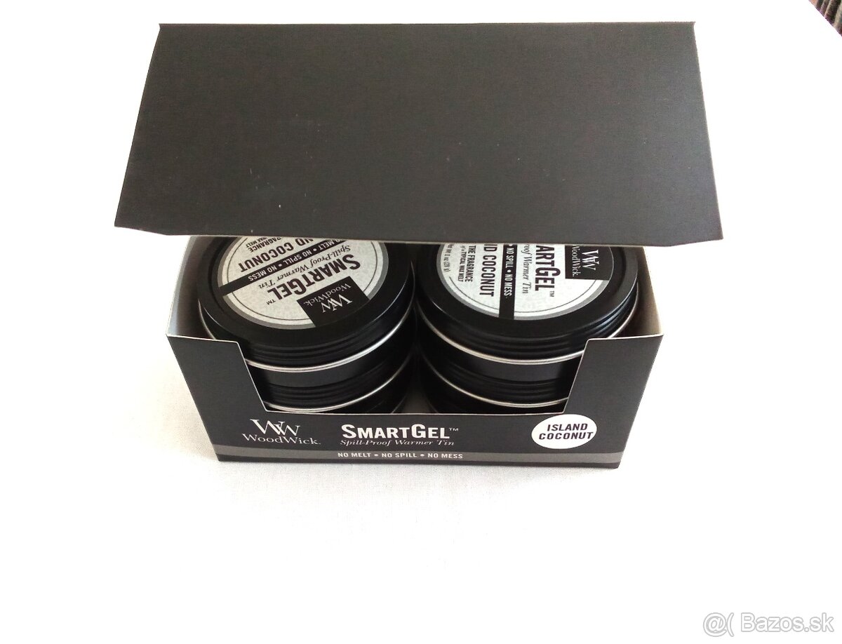 sady vonných gélov woodwick island coconut