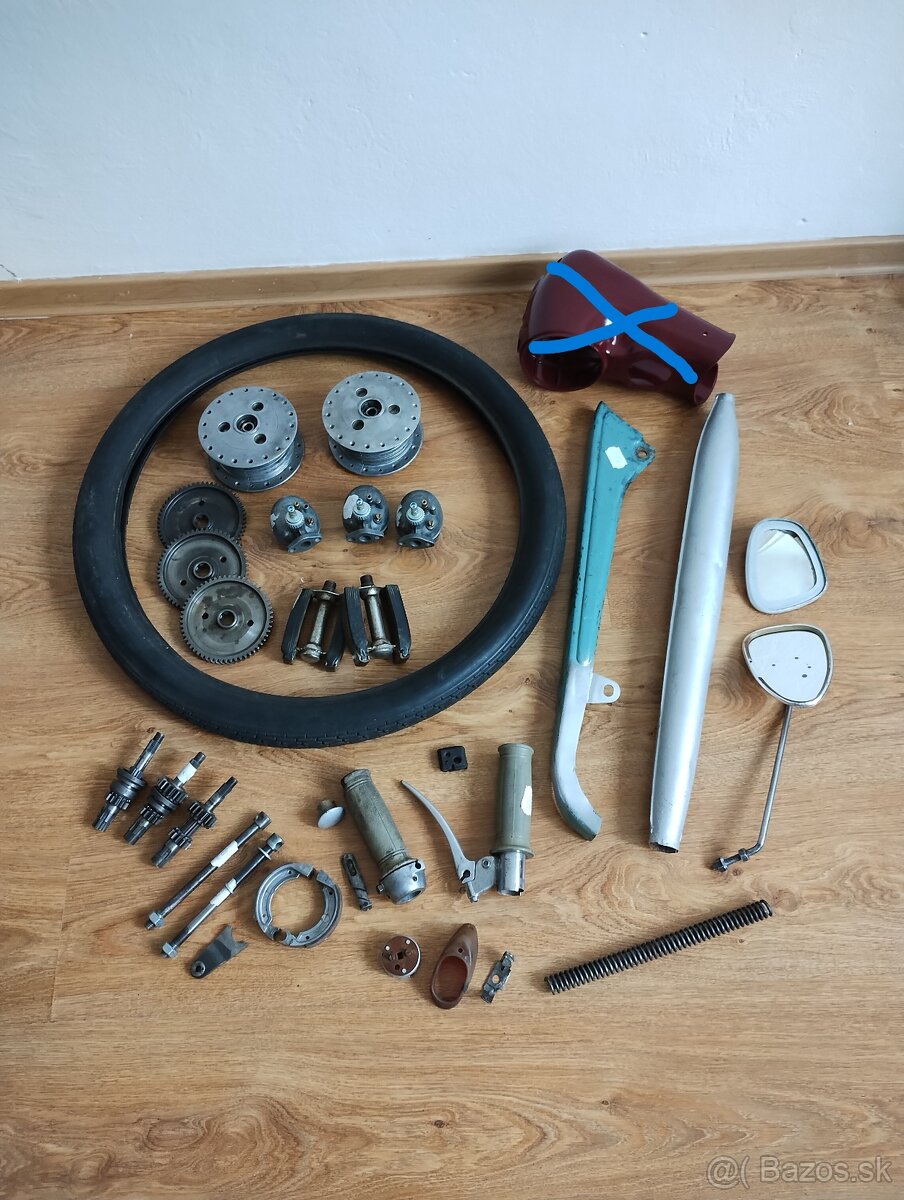 Predám náhradné diely na jawetta 551 a Štadión S 11 a S 22