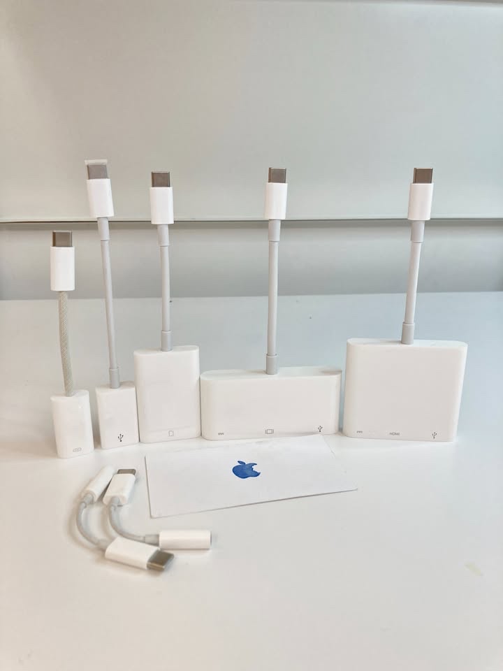  Originál APPLE redukcie / adaptéry USB-C to USB,HDMI,VGA,