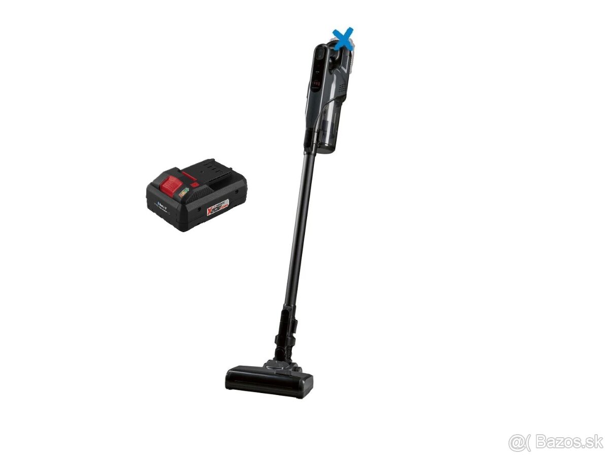 Silvercrest cyklónový týčový vysávač - Parkside batéria