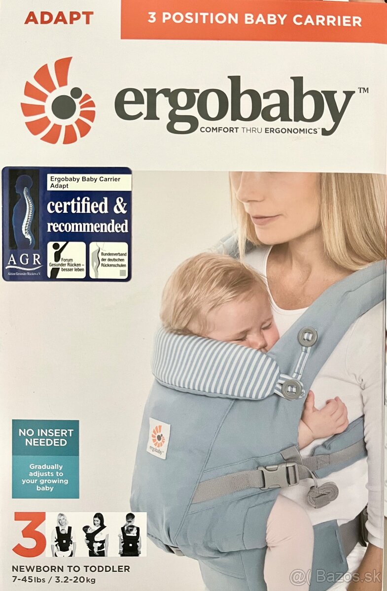 Predám nosič značky Ergobaby