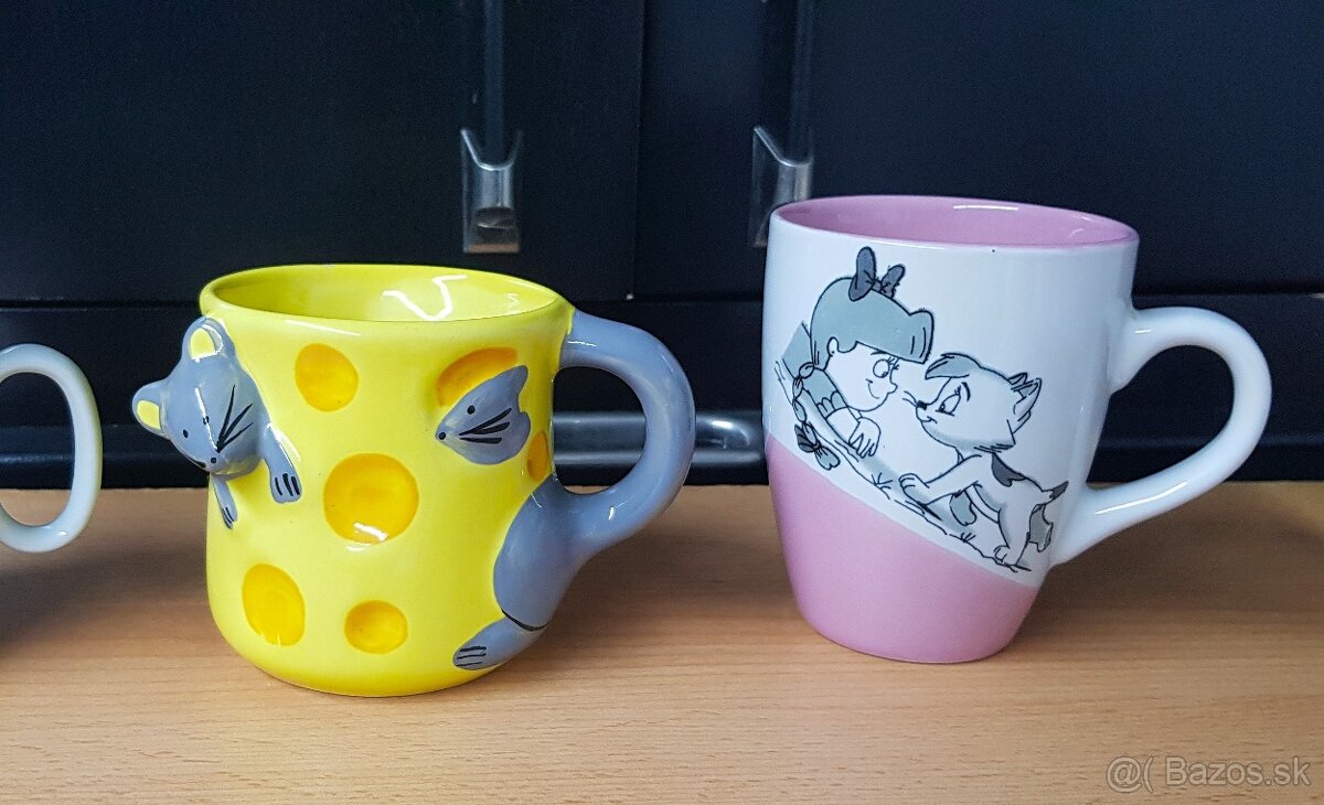 Porcelánové hrnčeky -17 druhov