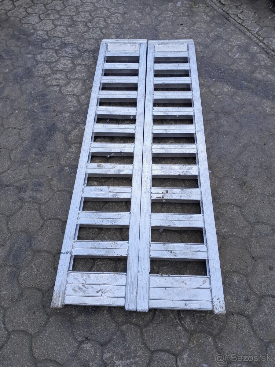 Nájazdy, rampy duralove od 2m-4m