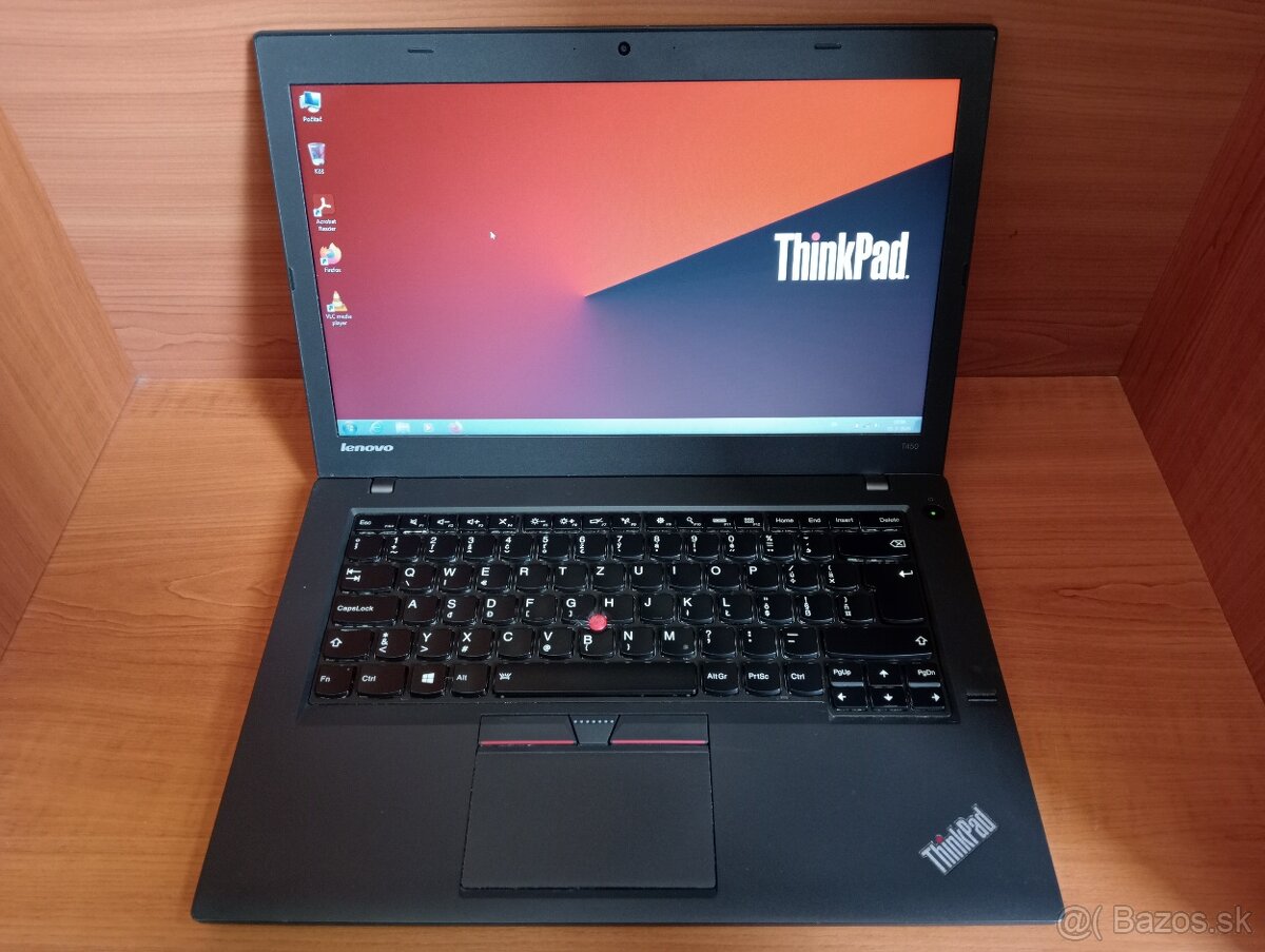 Lenovo Thinkpad T450 , Windows 7 , Intel core i5 , 8gb ram